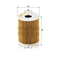 Фильтр масляный MANN-FILTER HU 7017 Z